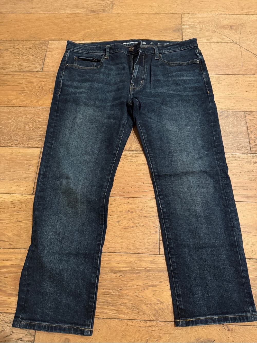 Amazon Essentials Men’s Slim Fit Jeans in Dark Wash Blue
